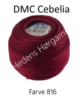 DMC Cébélia nr. 30 farve 816
